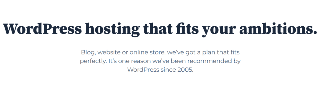 Bluehost WordPress Hosting Gestionado