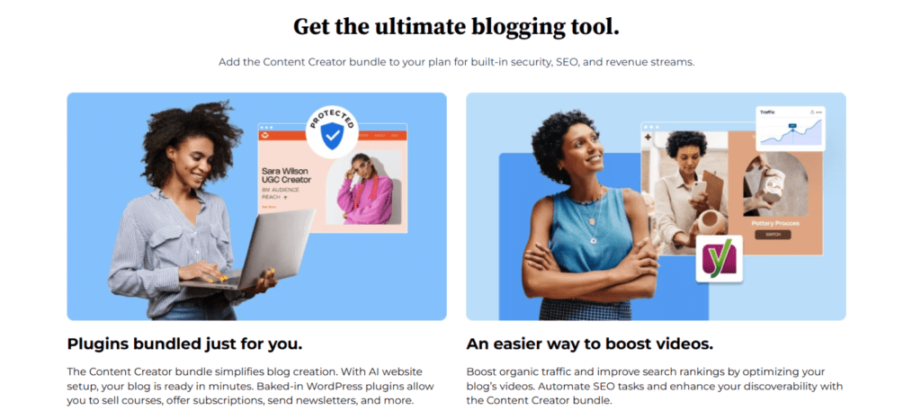 sitio web de blogs con Bluehost