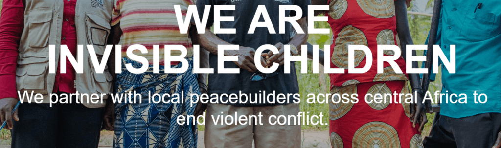 Sitio web de Invisible Children