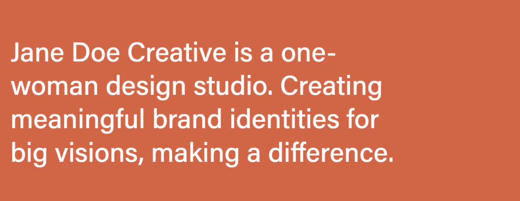 Sitio de Jane Doe Designs