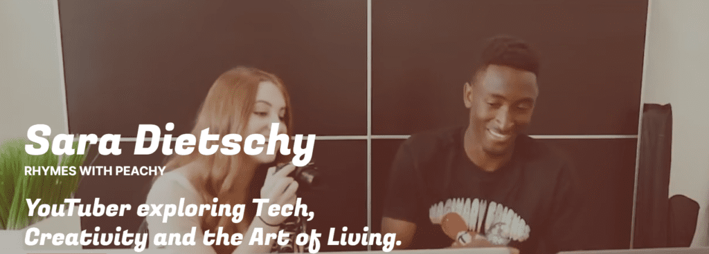 Página web de Sara Dietschy