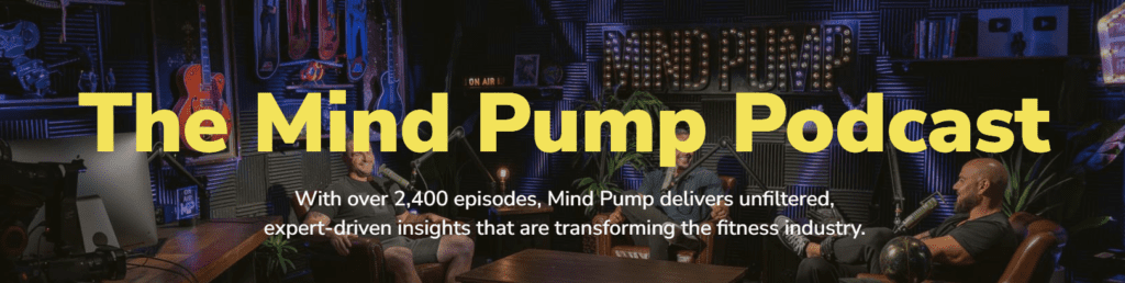 Sitio web de Mind Pump Podcast