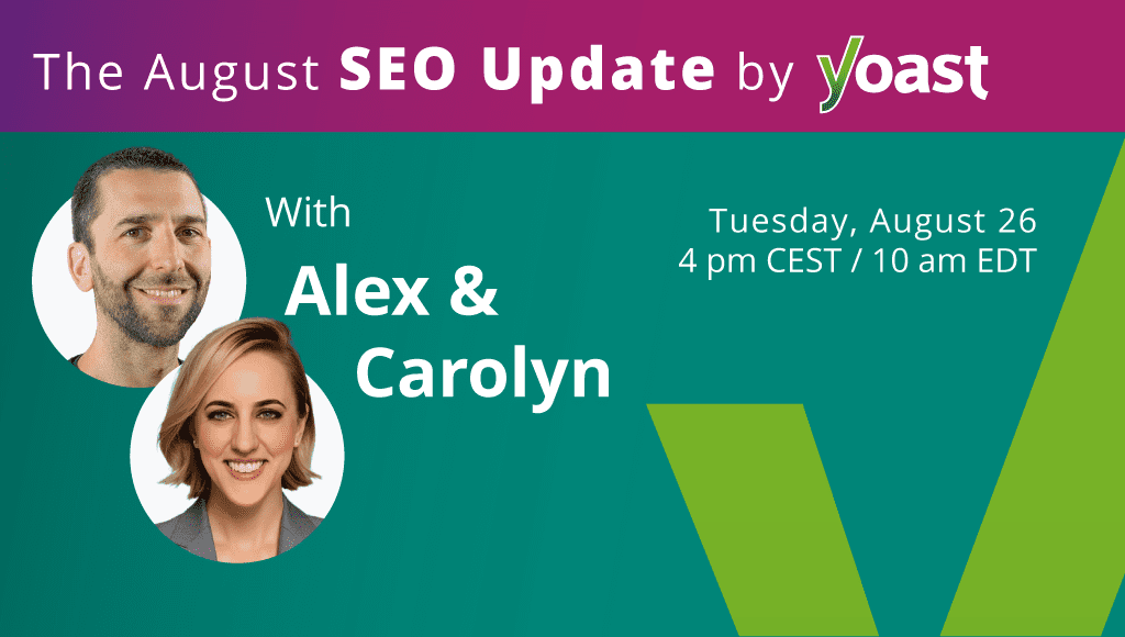 Yoast's webinar Banner image